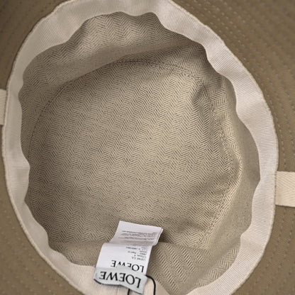 Loewe Canvas Fisherman Bucket Hat Ecru 57 Sand 7 of 8