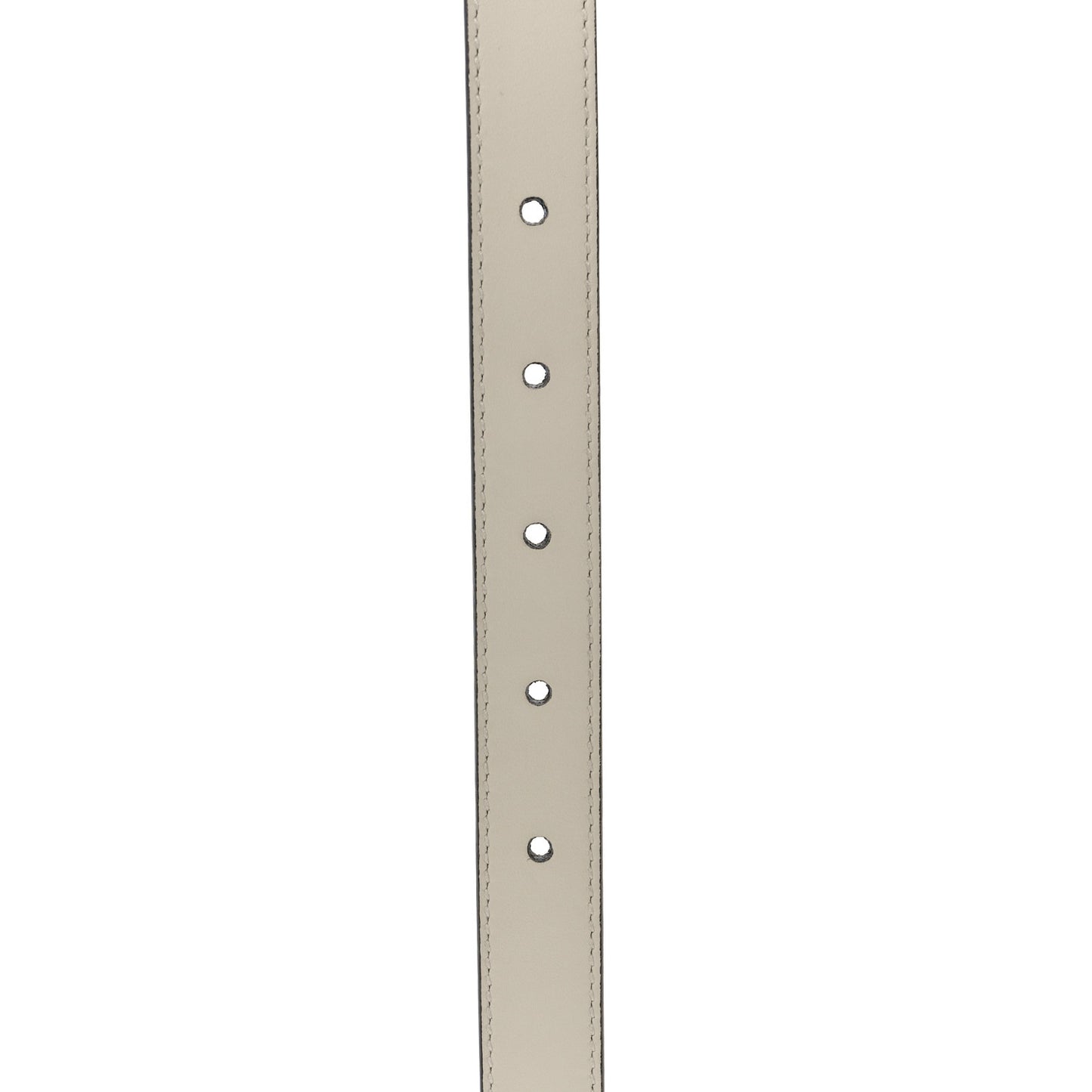 Calfskin Double G 20mm Belt 80 32 Mystic White