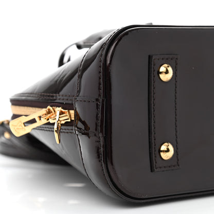 Louis Vuitton Vernis Alma BB Amarante 9 of 10