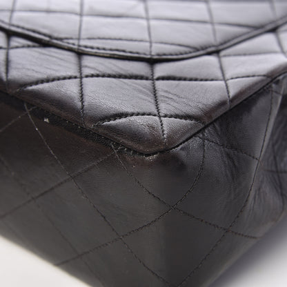 Chanel Lambskin Quilted Jumbo Single Flap Black 13 of 18