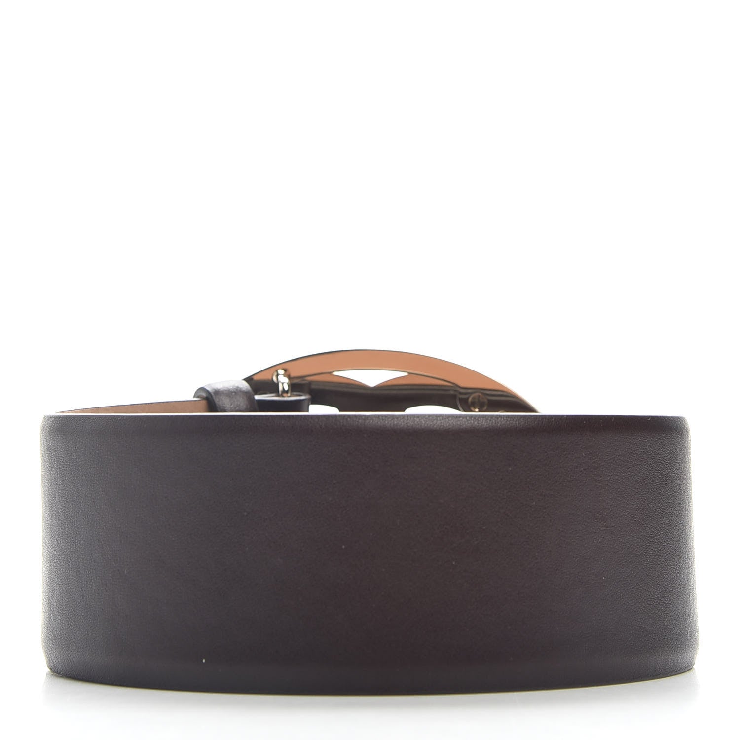 Chanel Calfskin CC Belt 80 32 Dark Brown 2 of 4