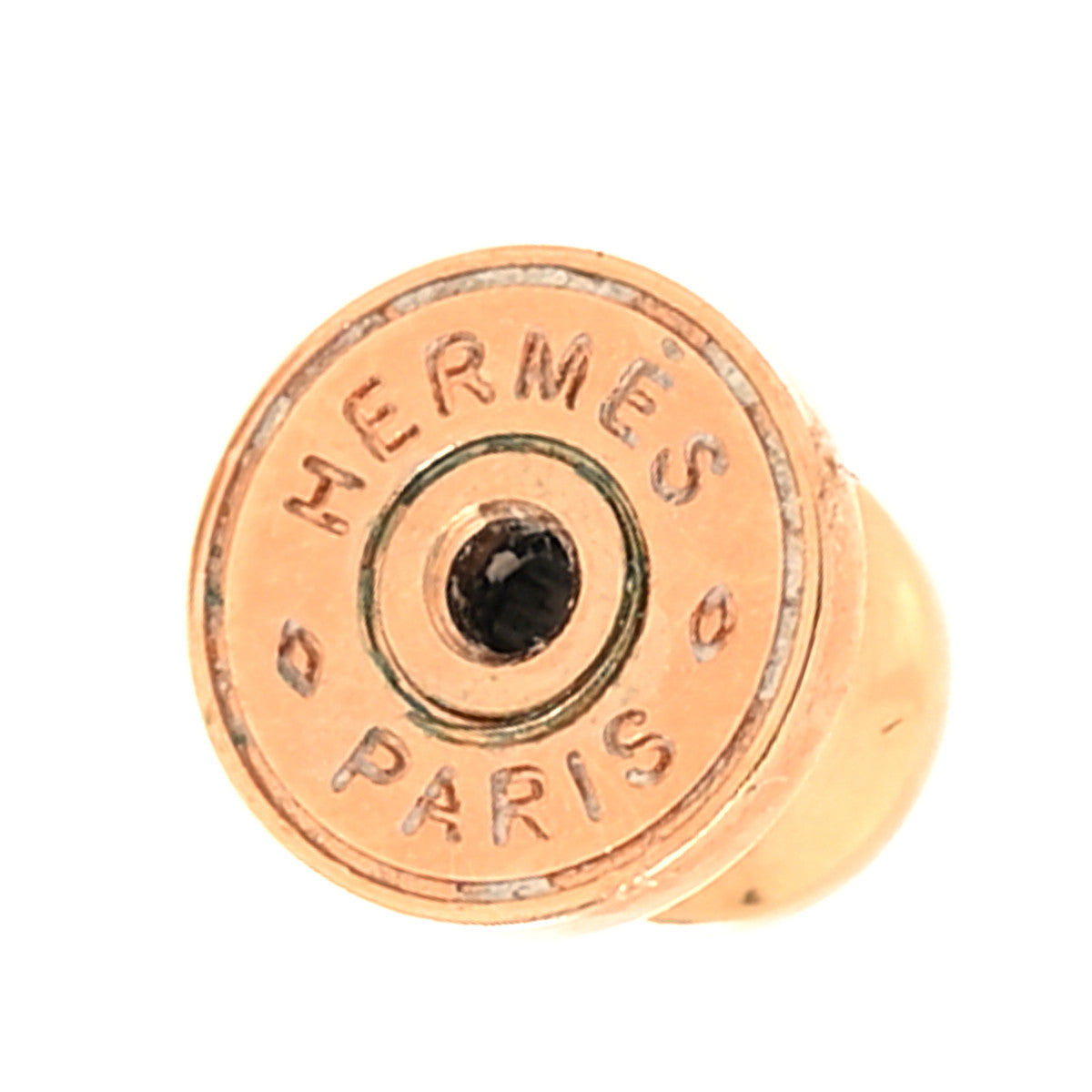 Rose Gold Lacquered Mini Pop H Earrings Rose Dragee