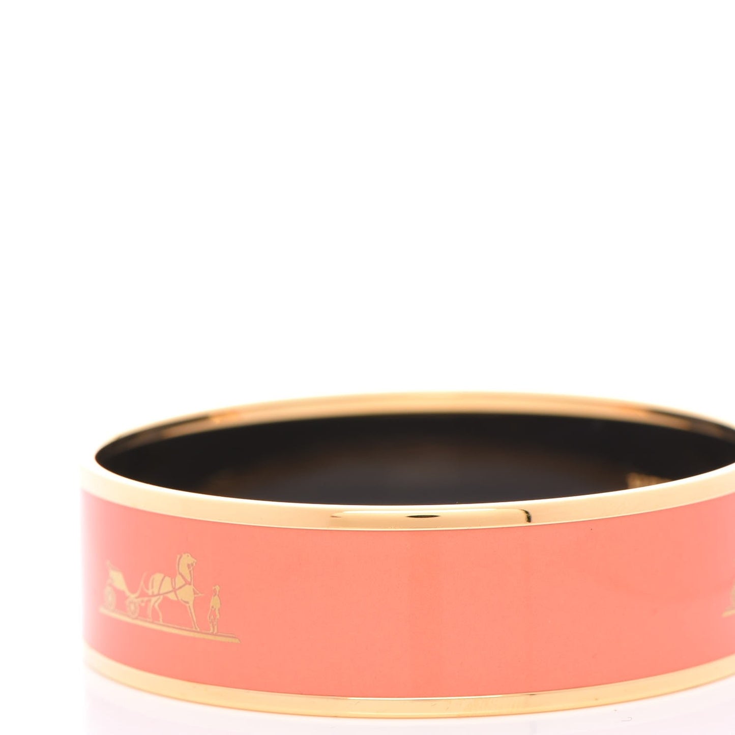 Enamel Printed Caleche Wide Bracelet 62 Mango