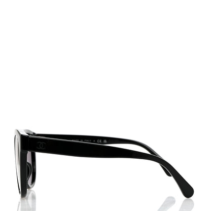Chanel Acetate CC Butterfly Sunglasses 5414-A Black 3 of 8