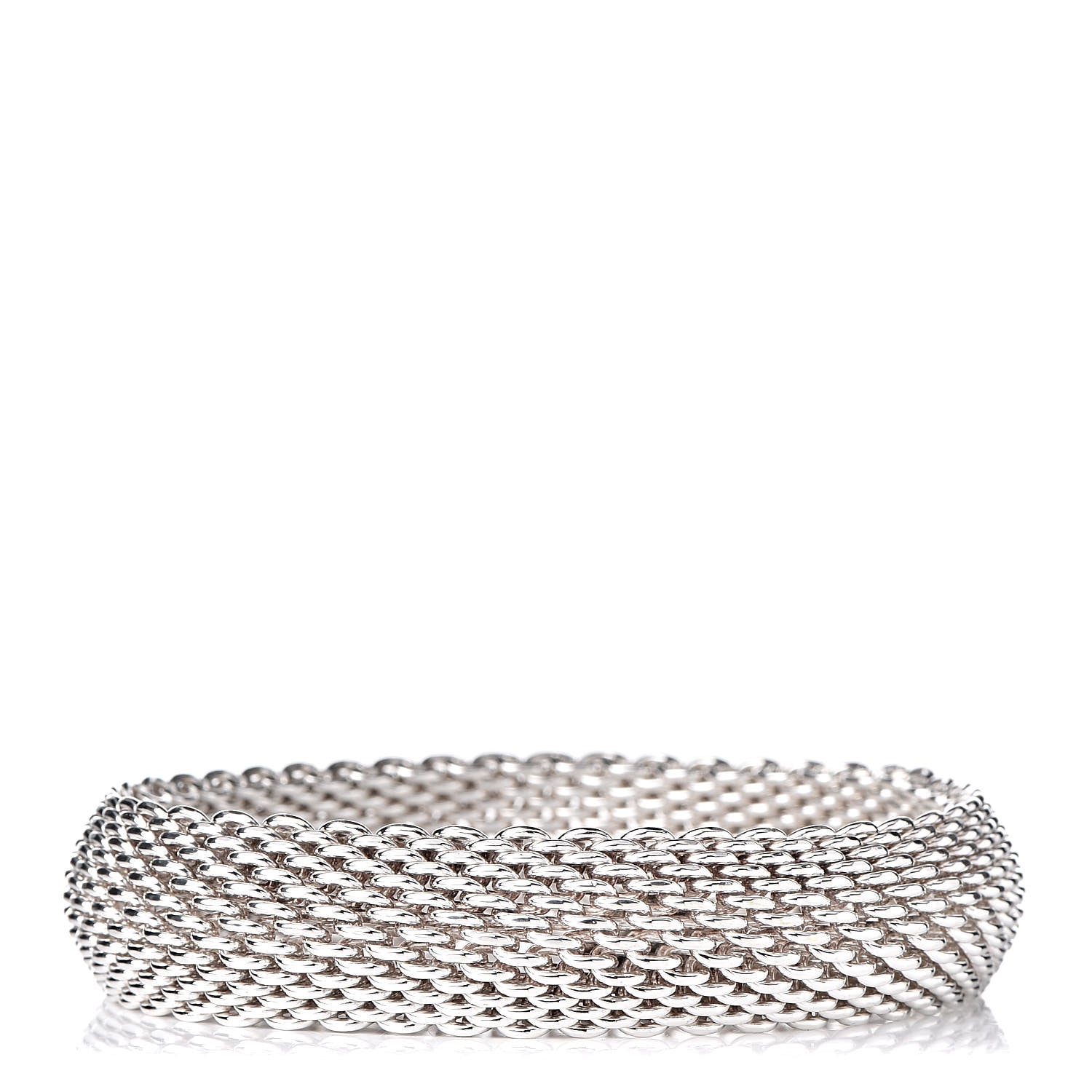 Tiffany Sterling Silver Somerset Mesh Bracelet 3 of 4