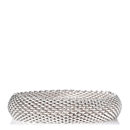 Tiffany Sterling Silver Somerset Mesh Bracelet 3 of 4
