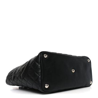 Chanel Calfskin Quilted Large Cambon Tote Black 4 of 10