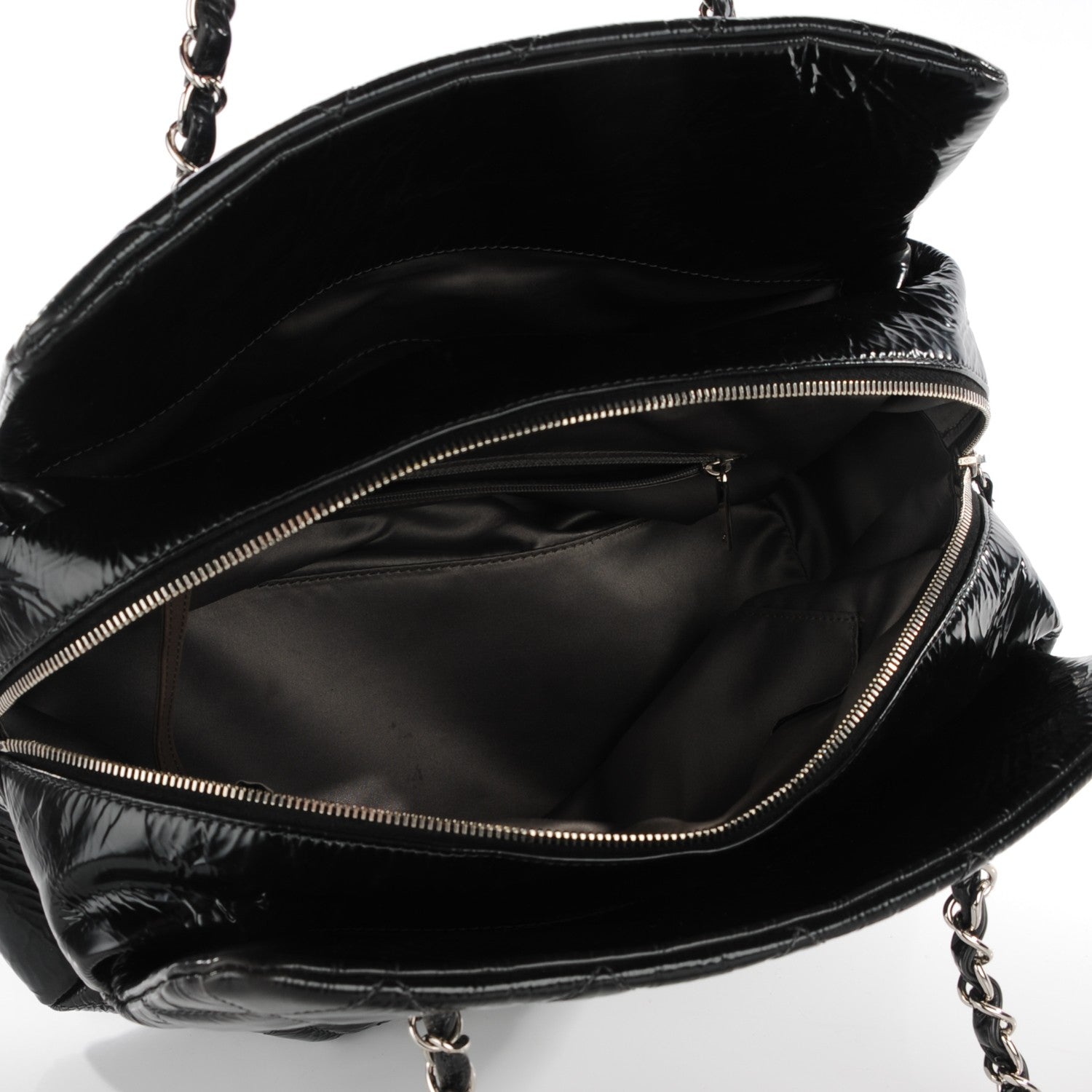 Chanel Patent Petit Timeless Shopping Tote PTT Black 8 of 8