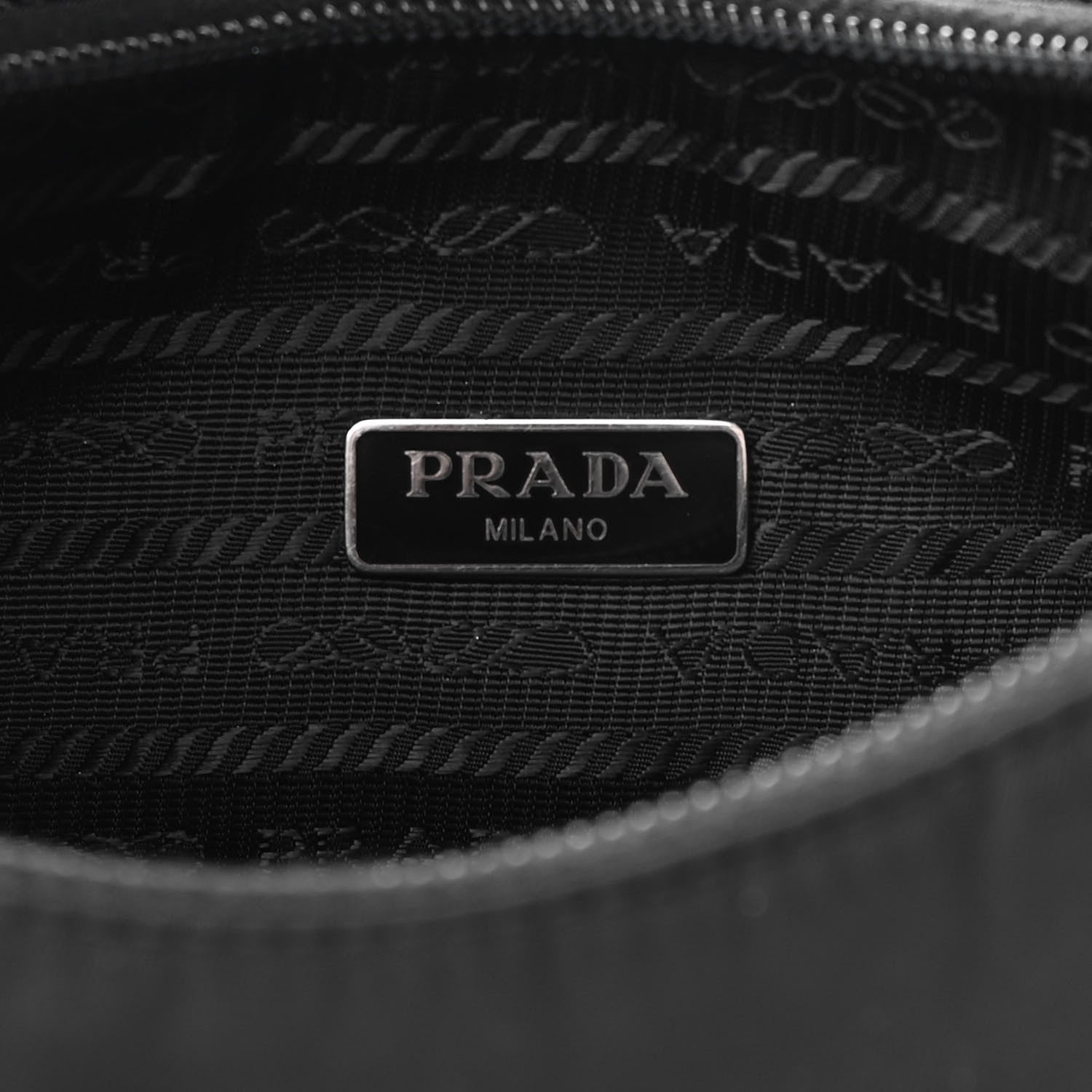Prada Tessuto Nylon Mini Re-Edition 2000 Bag Black 6 of 8