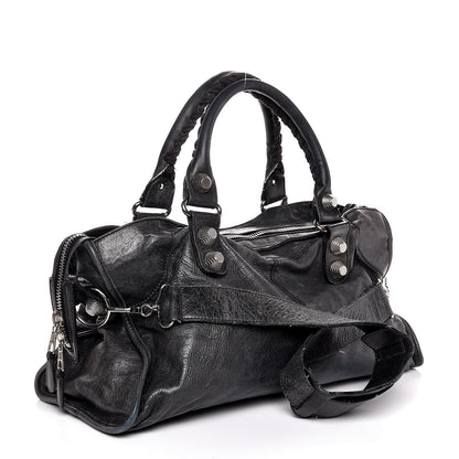 Balenciaga Agneau Giant 21 Silver Hardware Part Time Anthracite 4 of 14