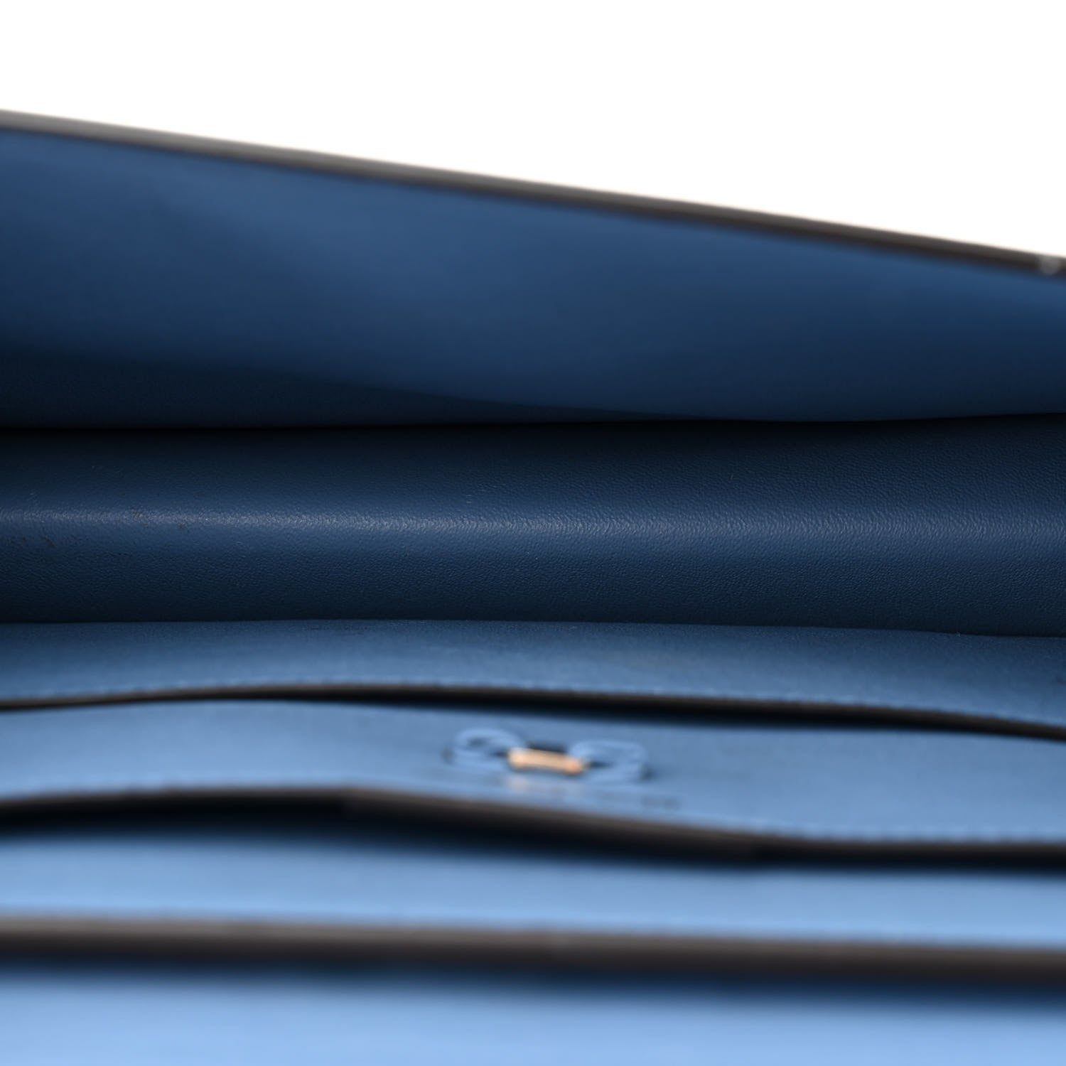 Salvatore Ferragamo Calfskin Floral Print Vara Bow Chain Flap Crossbody Chambray Multicolor 5 of 12