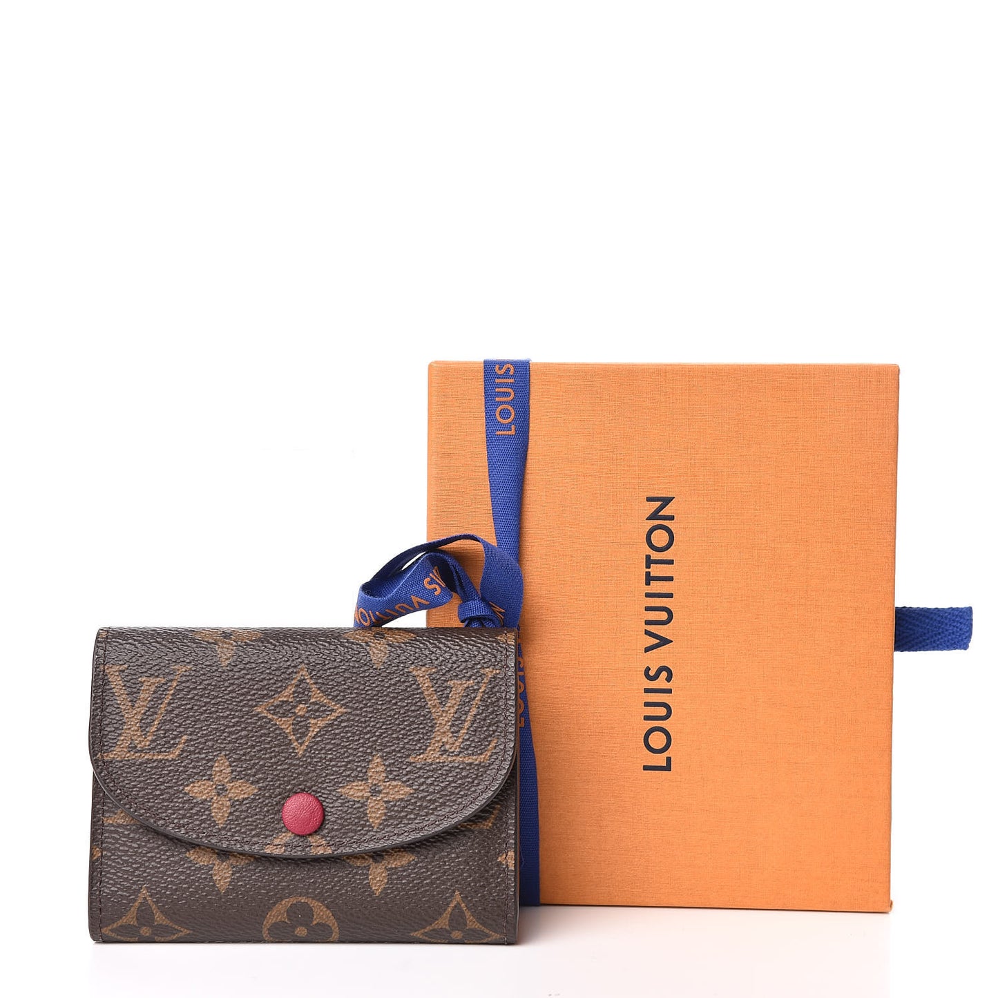 Monogram Rosalie Coin Purse Fuchsia