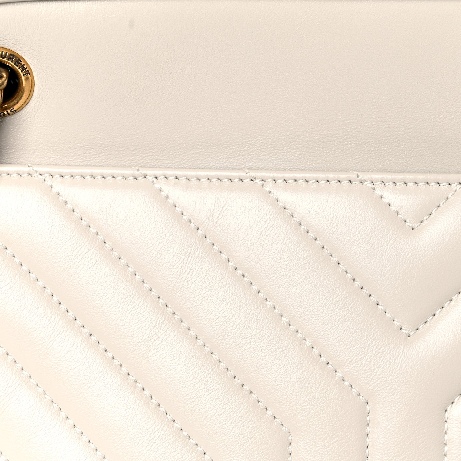 Saint Laurent Calfskin Matelasse Joan Camera Bag Crema Soft 12 of 12