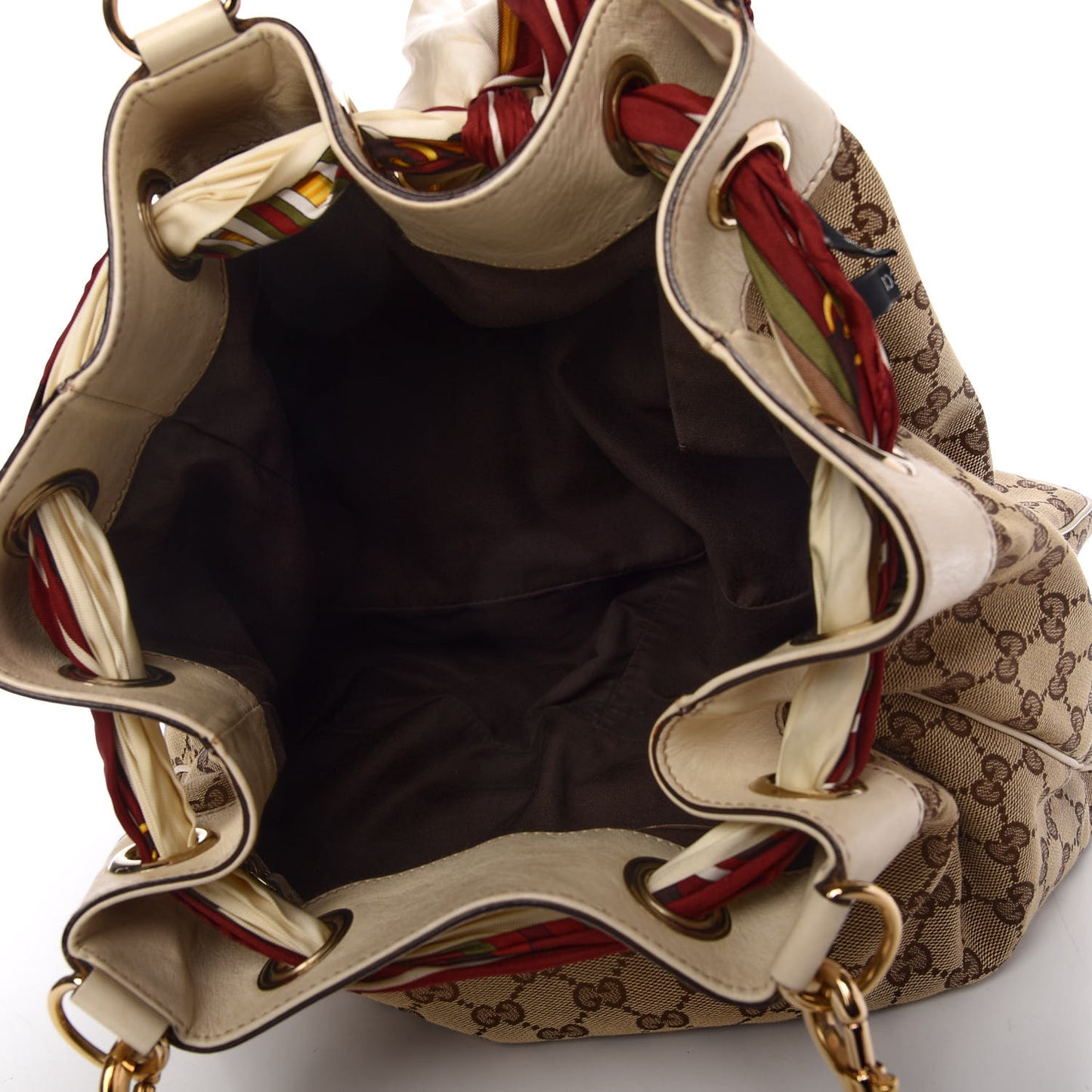 Monogram Large Positano Tote Off White