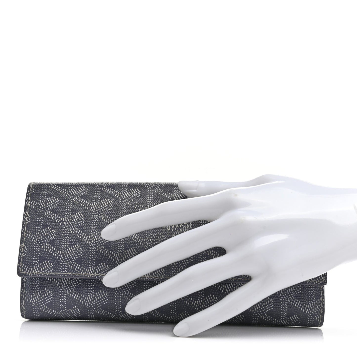 Goyardine Varenne Long Wallet Grey