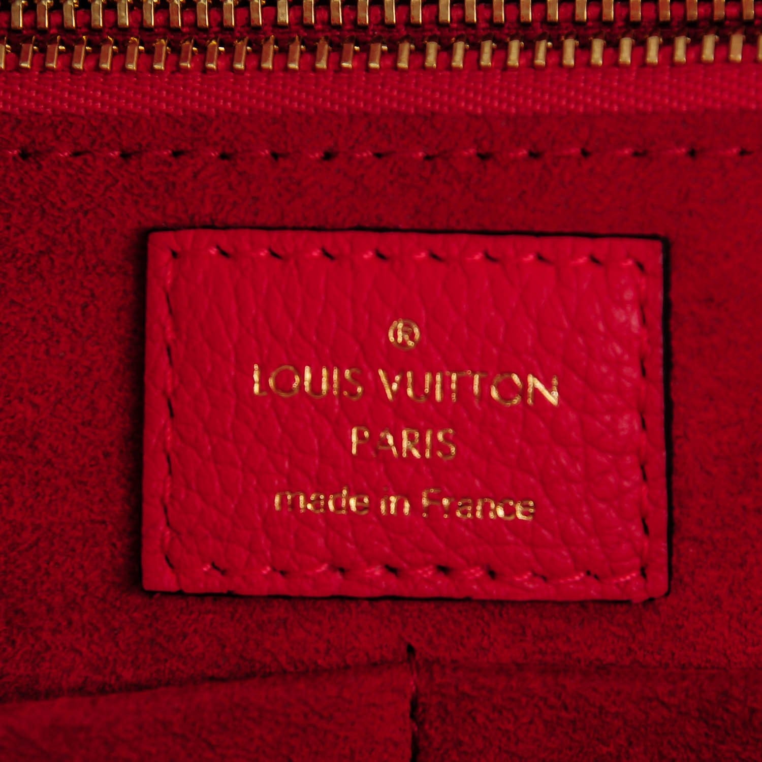 Louis Vuitton Calfskin Monogram Kimono Tote Poppy 7 of 7