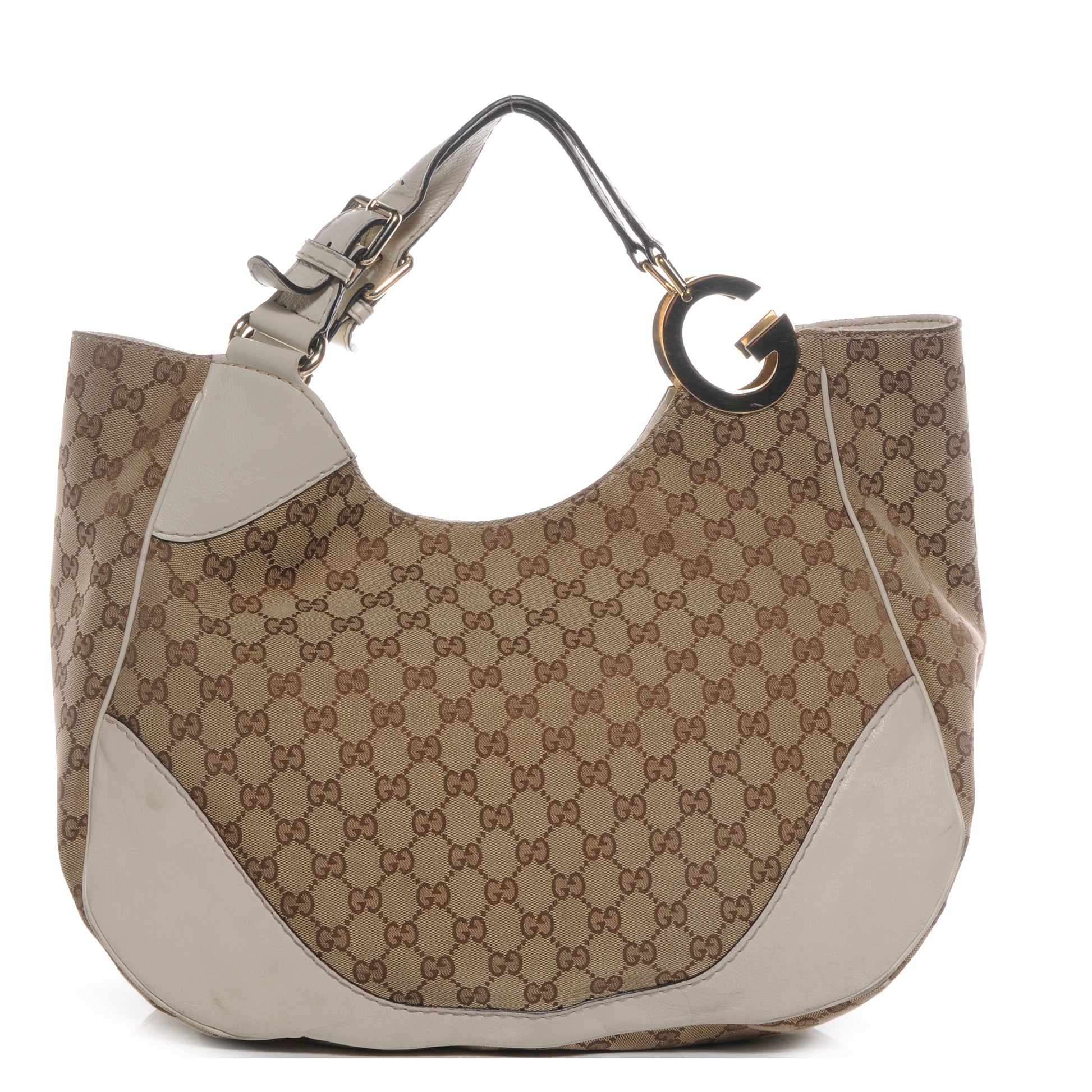 Gucci Monogram Charlotte Tote Off White 1 of 8