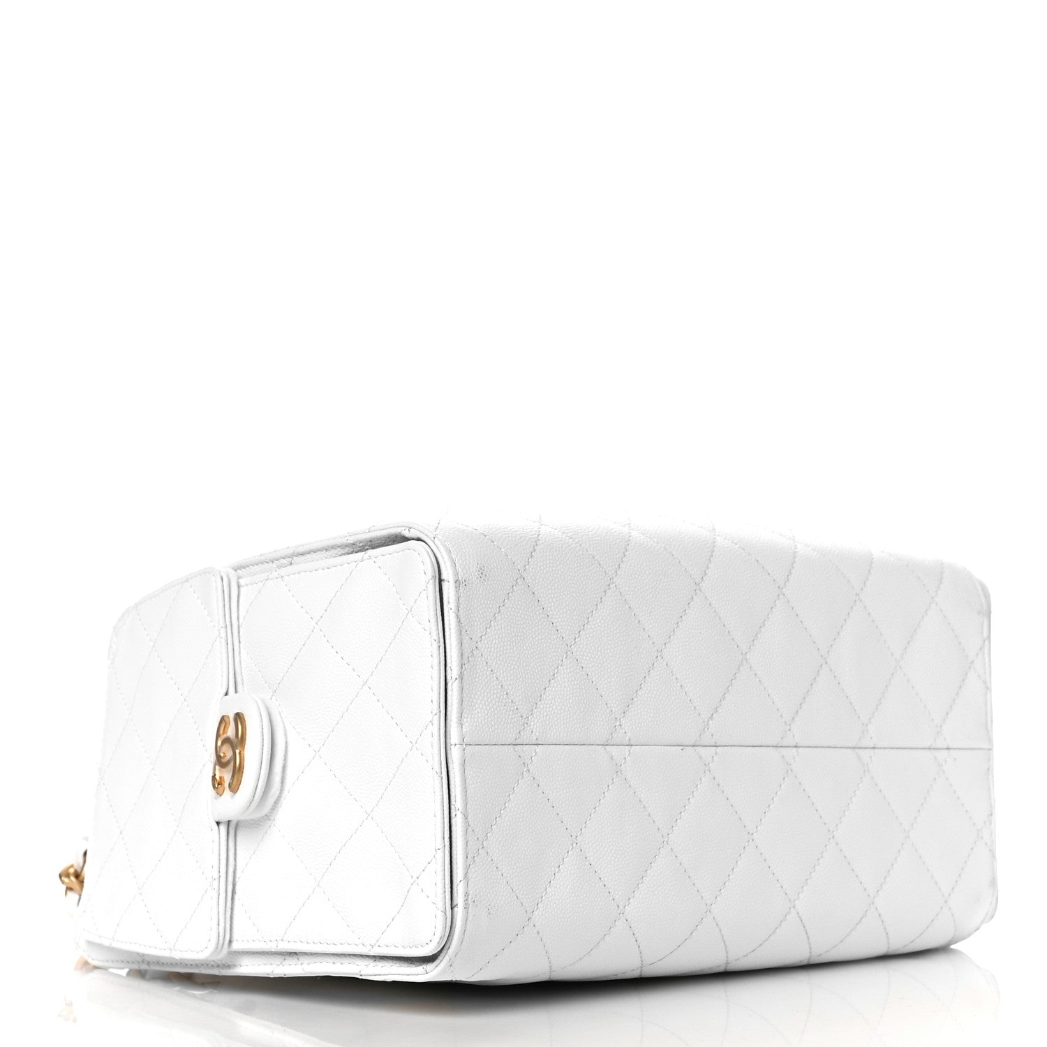 Chanel Caviar Quilted Small Chanel 25 Handbag White 4 of 10