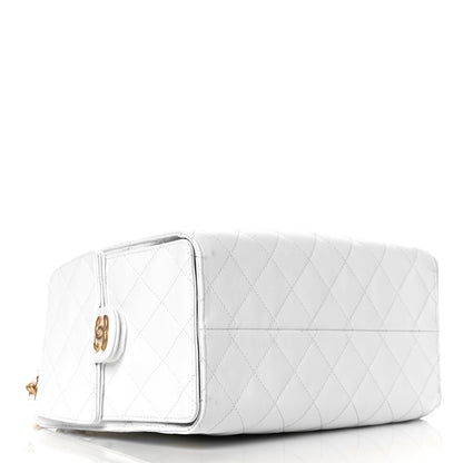Chanel Caviar Quilted Small Chanel 25 Handbag White 4 of 10
