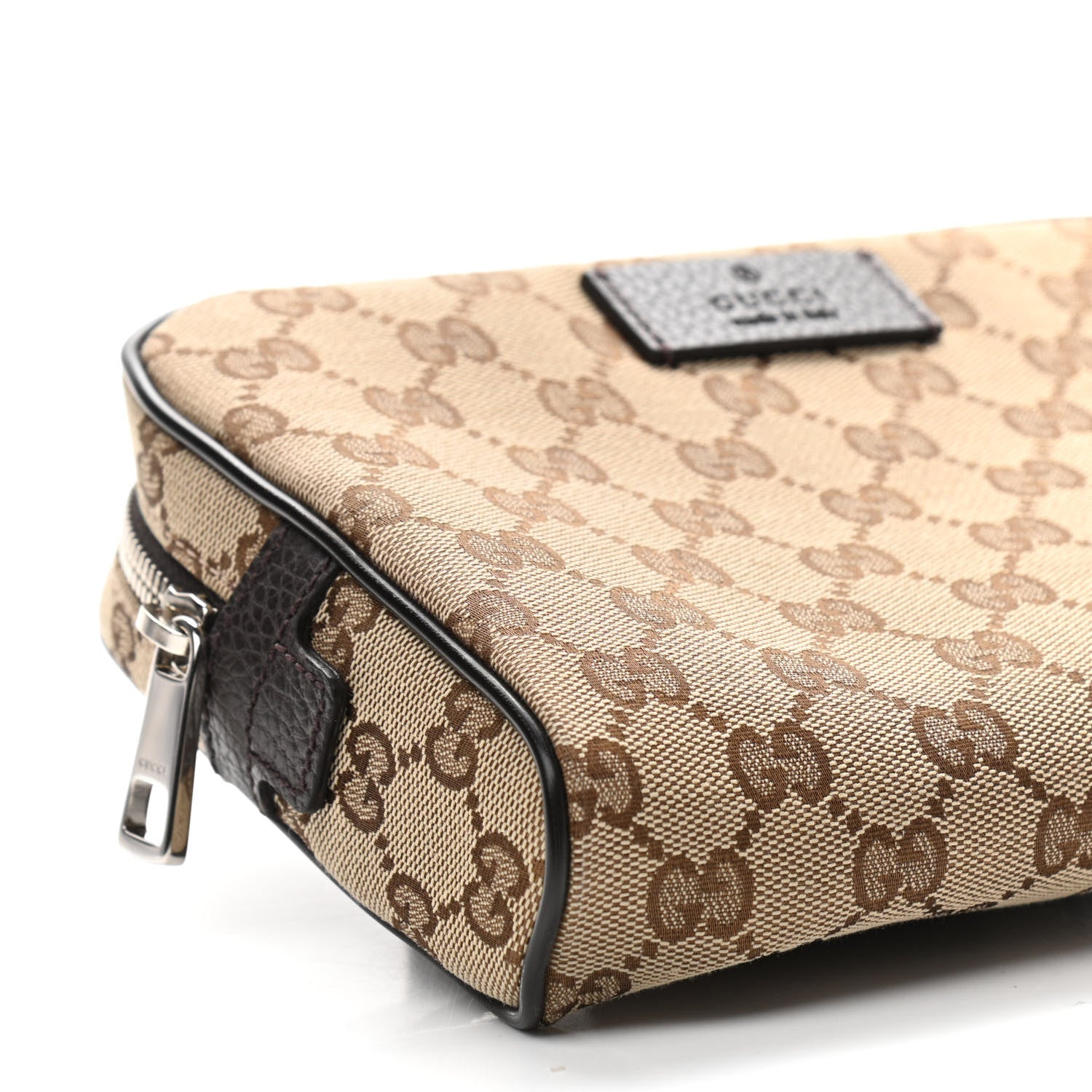 Gucci Monogram Belt Bag Dark Brown 9 of 10