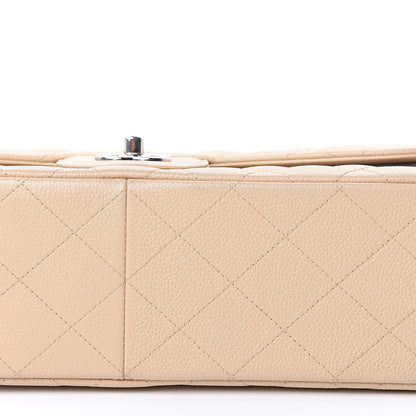 Chanel Caviar Quilted Jumbo Double Flap Beige Clair 11 of 20