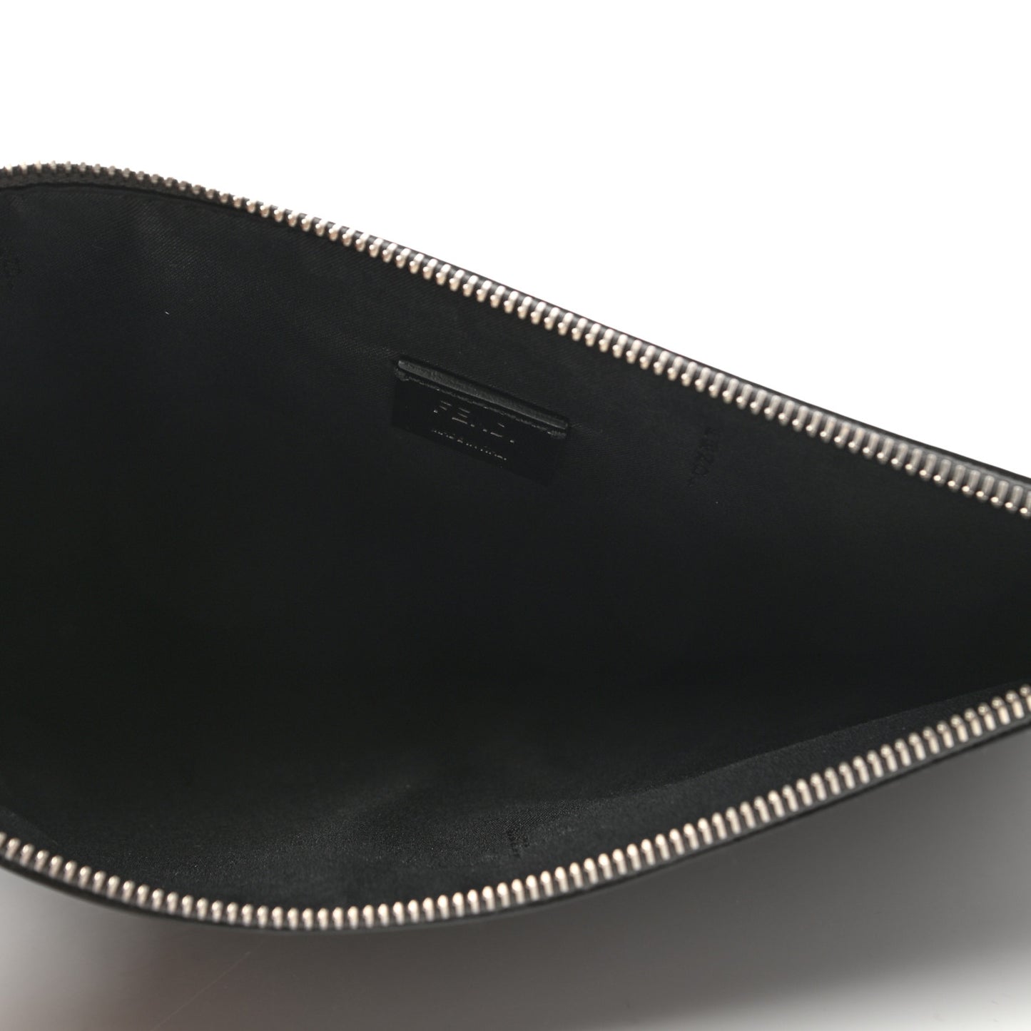 Vitello Grace FF 1974 Embossed Pouch Black