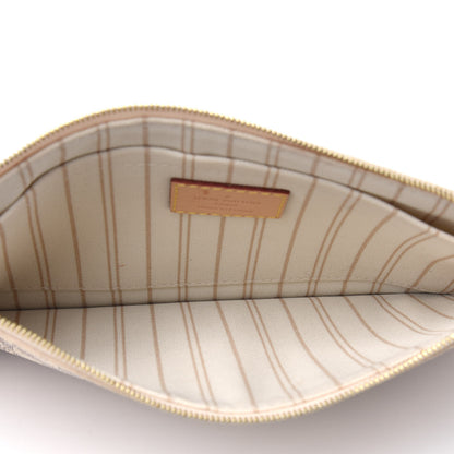 Louis Vuitton Damier Azur Neverfull MM GM Pochette 4 of 5