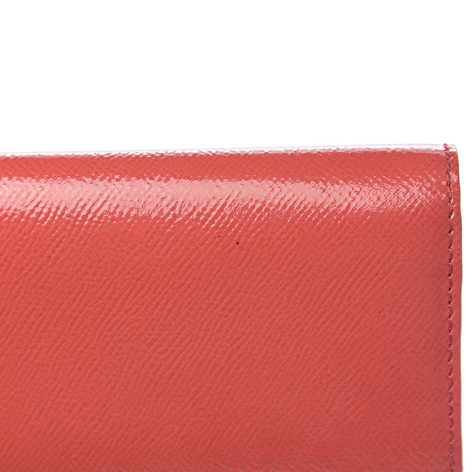 Burberry Patent Porter Continental Wallet Coral 6 of 6