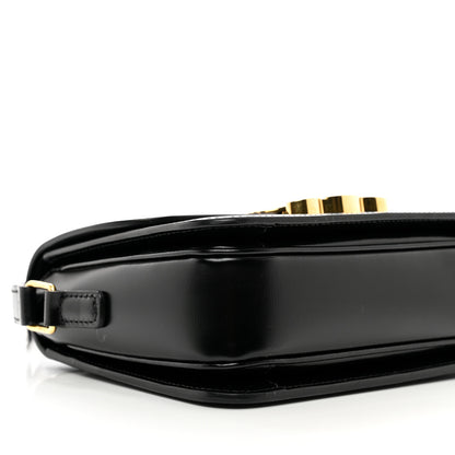 Celine Shiny Calfskin Teen Triomphe Black 9 of 10
