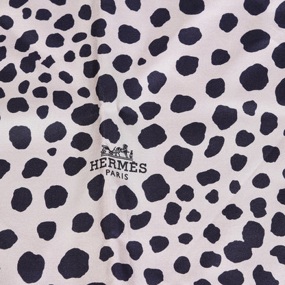 Hermes Silk Faune Giant Pointe Triangle Scarf Beige Brun Lavande 4 of 23