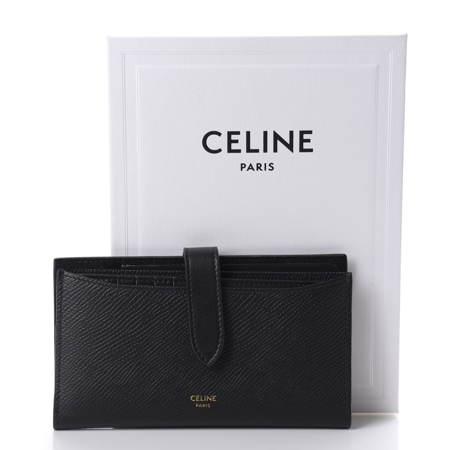 Grained Calfskin XS/S iPhone Folio Black
