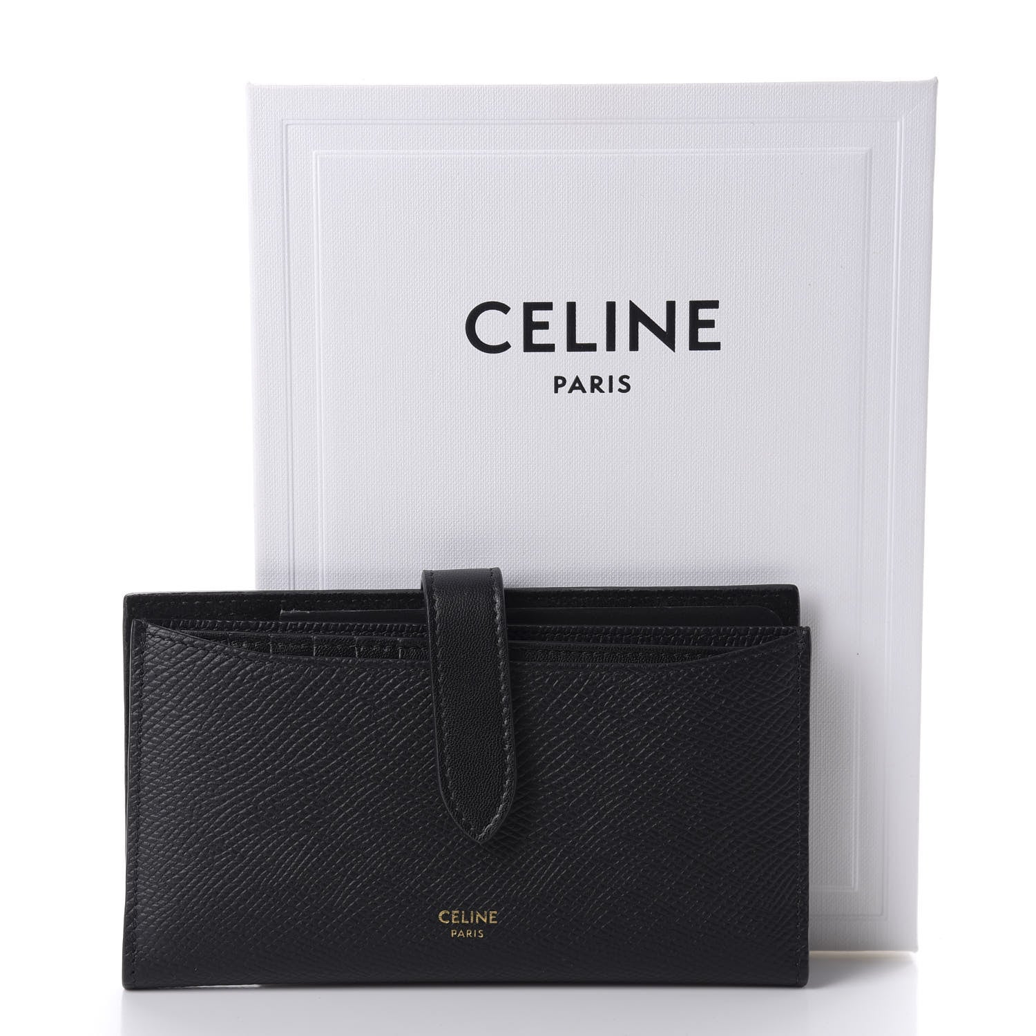 Celine Grained Calfskin XS/S iPhone Folio Black 9 of 9