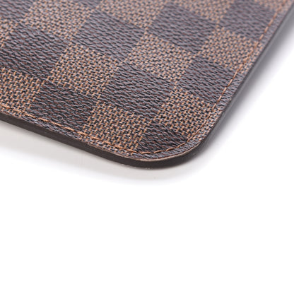 Louis Vuitton Damier Ebene Neverfull MM GM Pochette Rose Ballerine 10 of 13