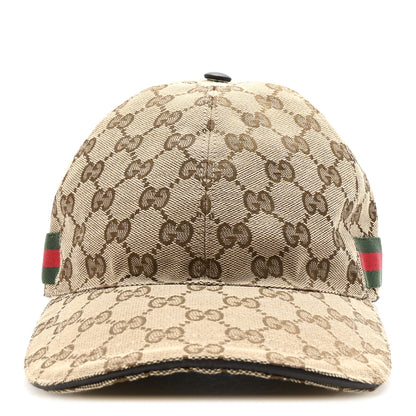 Gucci Monogram Web Baseball Hat M Beige Cocoa 3 of 8