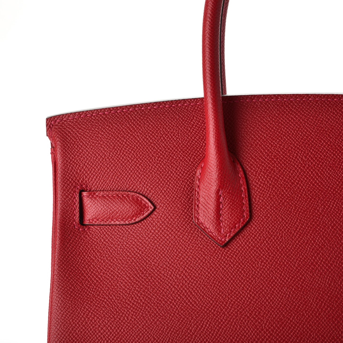 Epsom Birkin 30 Rouge Casaque