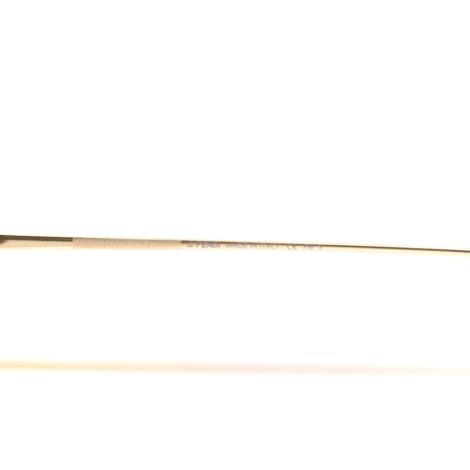 Fendi Metal Fendi Forever Aviator Sunglasses FF0407/G/S Gold 5 of 6