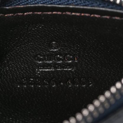 Gucci Guccissima Signature Coin Case Card Holder Blue 6 of 6