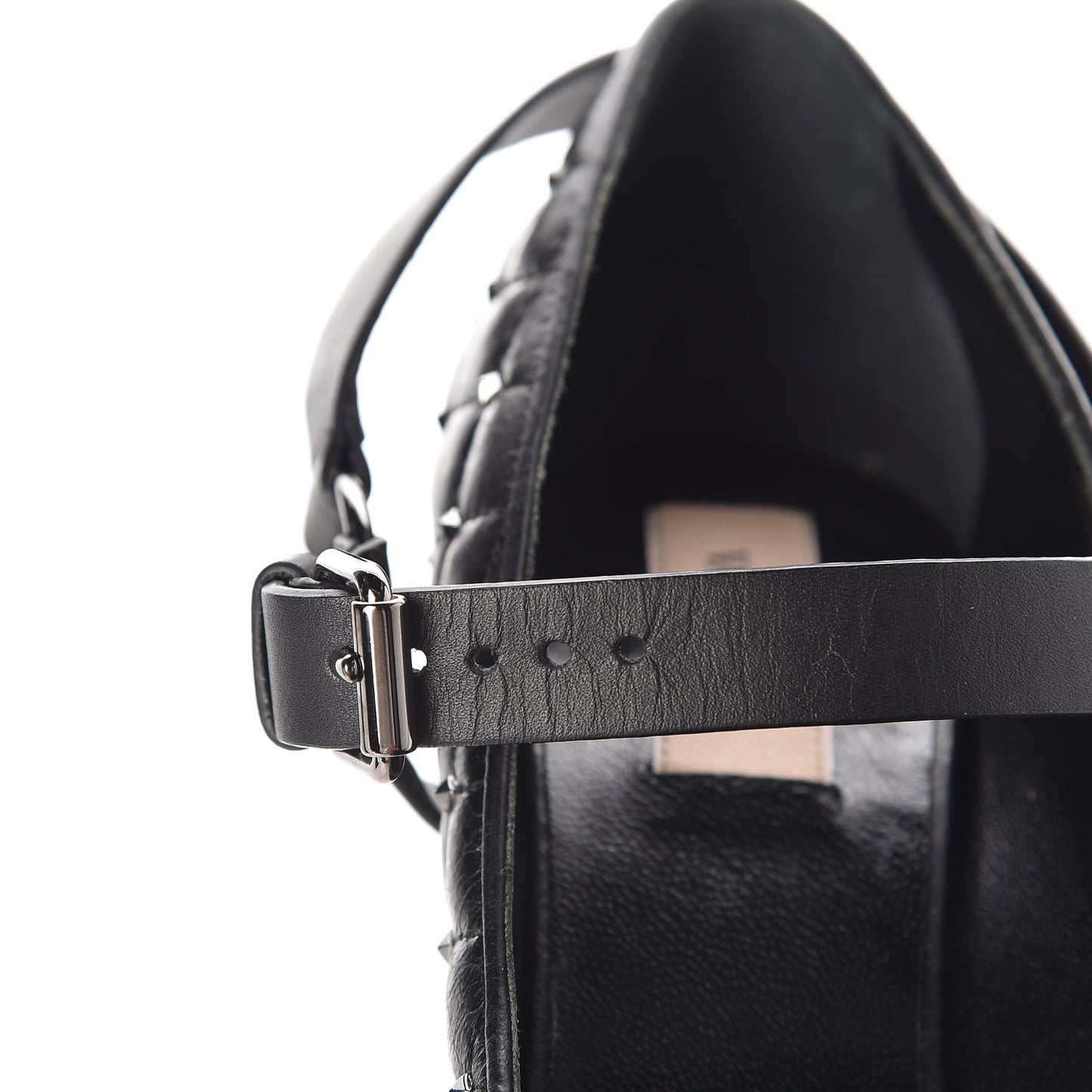 Nappa Rockstud Spike Mary Jane 105mm Pumps 39 Black