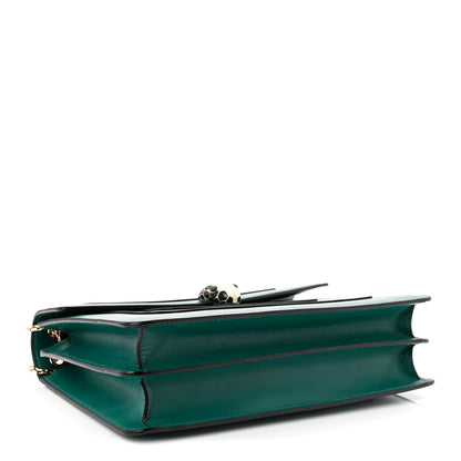 Bulgari Calfskin Serpenti Forever Shoulder Bag Emerald Green 7 of 17