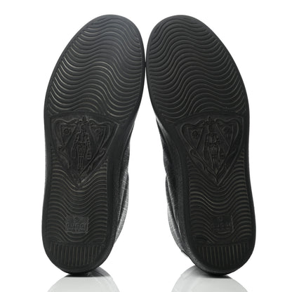 Gucci GG Supreme Monogram Miro Soft Tessuto Sneakers 7.5 Black Grey 4 of 7