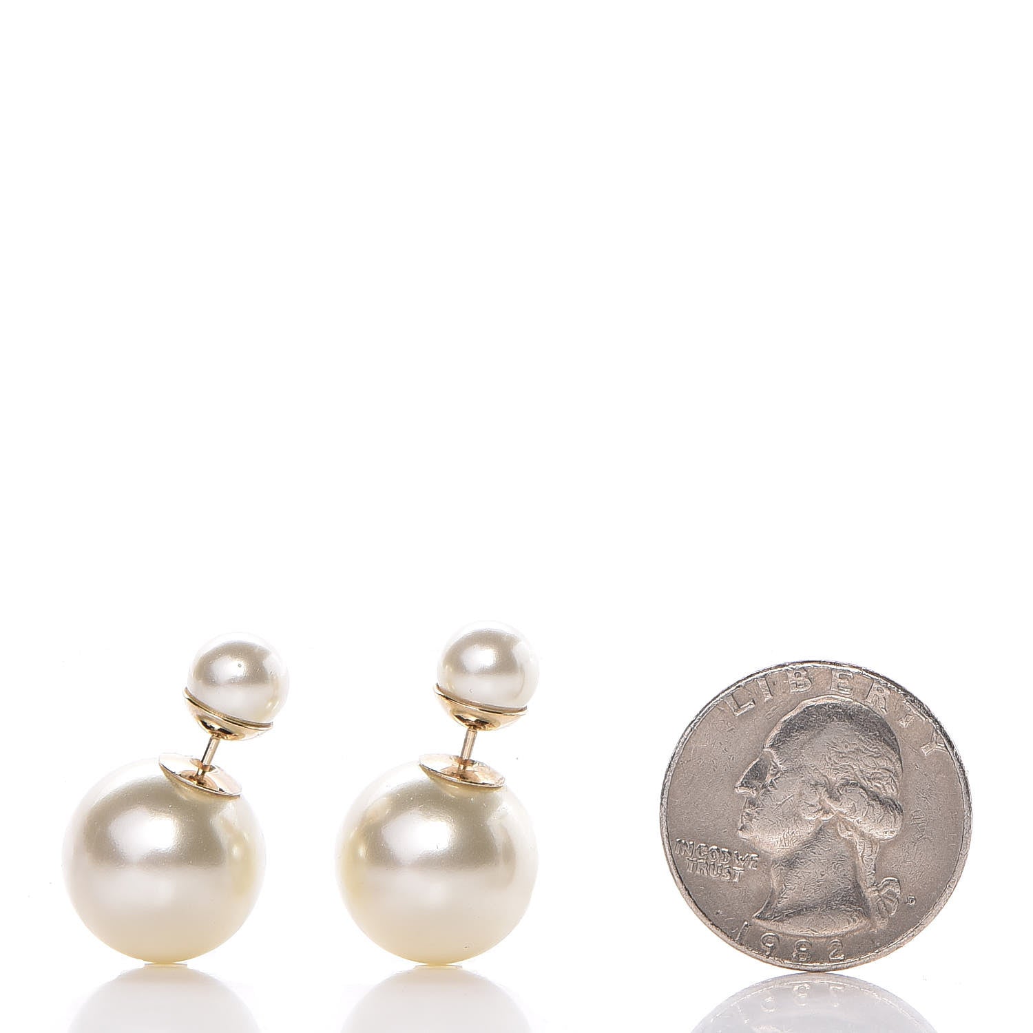 Christian Dior Pearl Mise En Dior Tribal Earrings 2 of 3