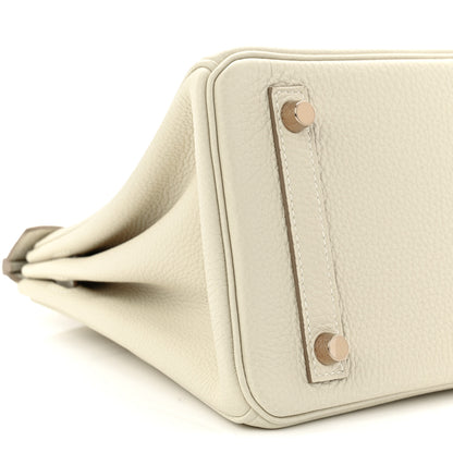 Hermes Togo Birkin 25 Craie 9 of 11
