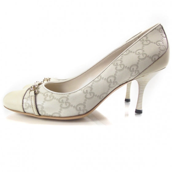 Guccissima Heels Ivory 37.5