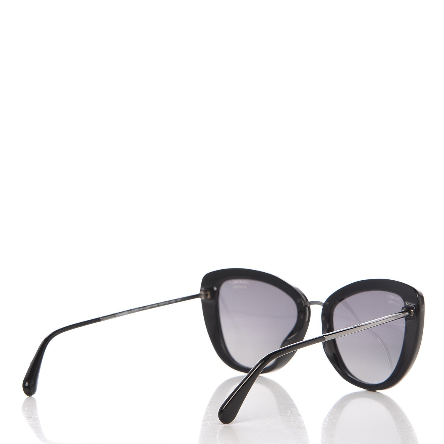 Chanel Cat Eye Sunglasses 5399 Black 4 of 7