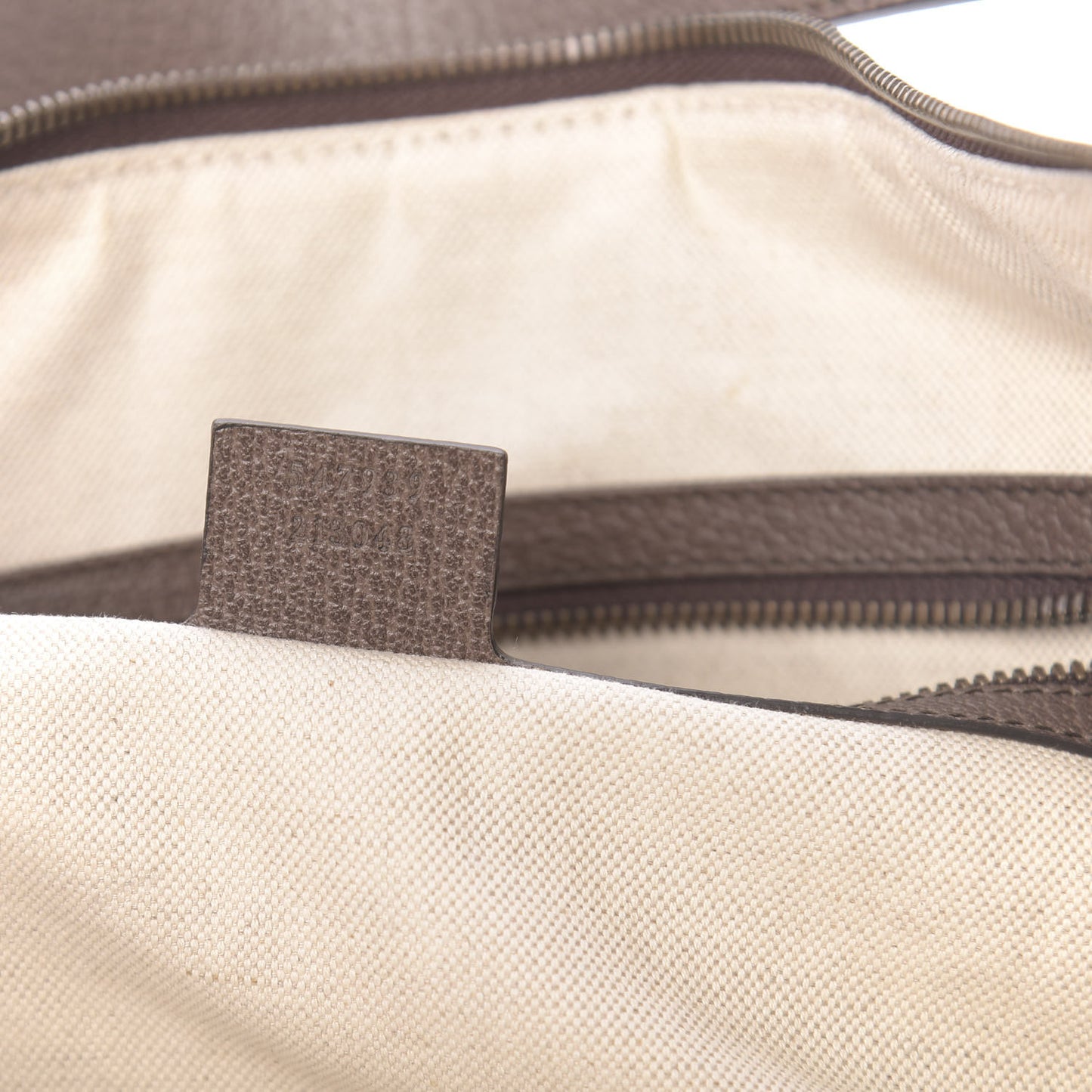 GG Supreme Monogram Web Ophidia Half Moon Hobo Brown