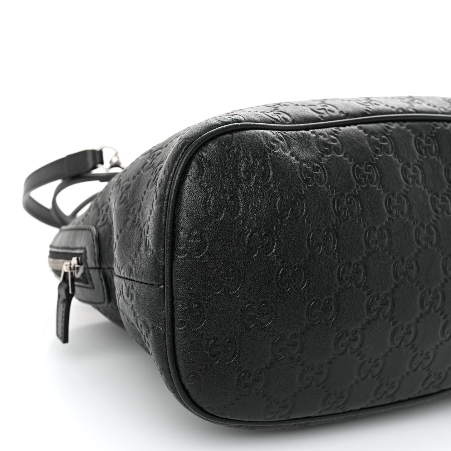 Guccissima Medium Dome Bag Black