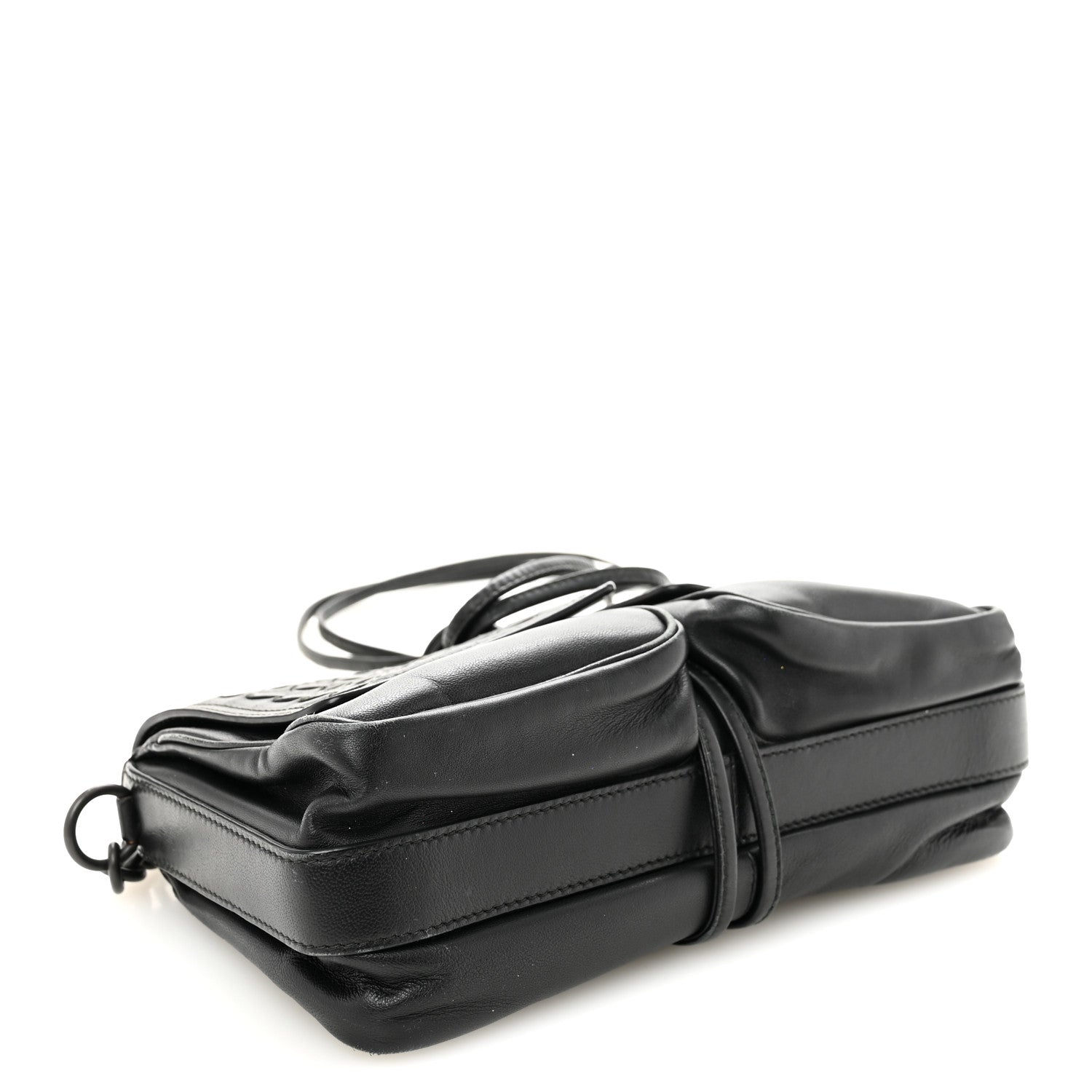 Bottega Veneta Nappa Intrecciato Small Double Pocket Flap Black 4 of 11