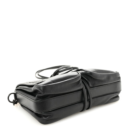 Bottega Veneta Nappa Intrecciato Small Double Pocket Flap Black 4 of 11