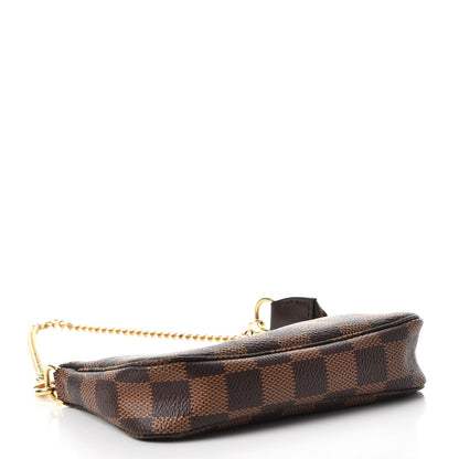 Louis Vuitton Damier Ebene Mini Pochette Accessories 4 of 7