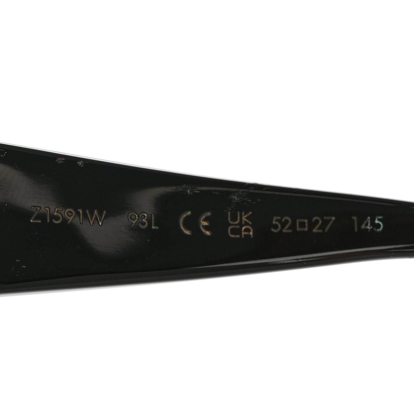 X NIGO Acetate 1.1 Zillionaires Sunglasses Z1591W Black